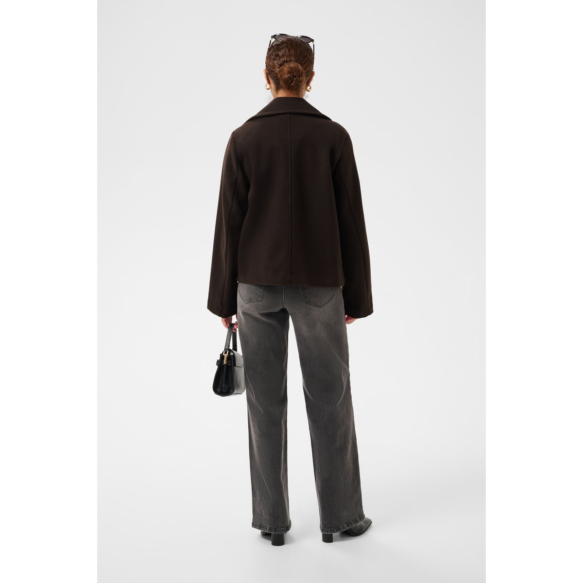 Manteau marron coffee bean, KAFFE