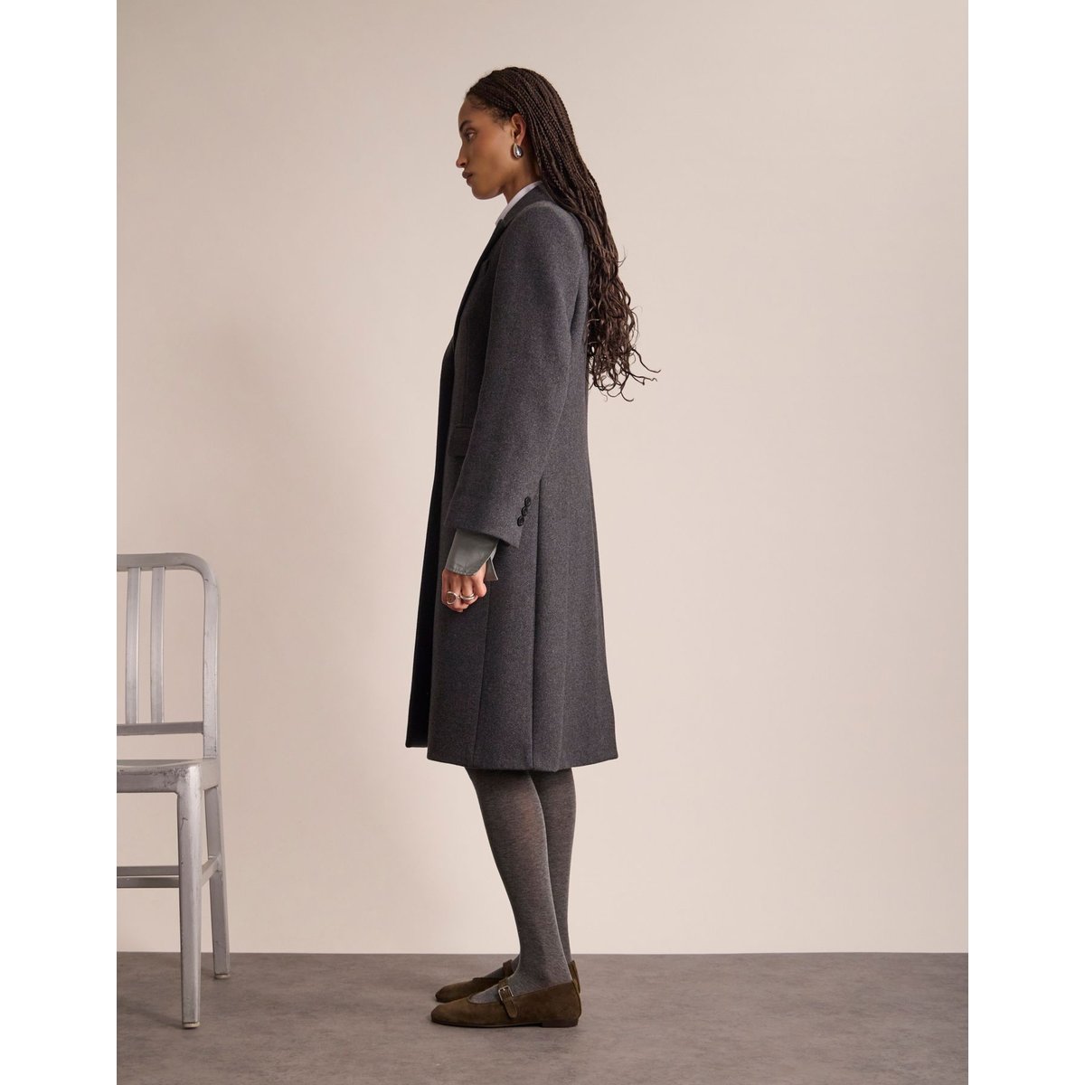 Manteau Enola gris, INES DE LA FRESSANGE PARIS
