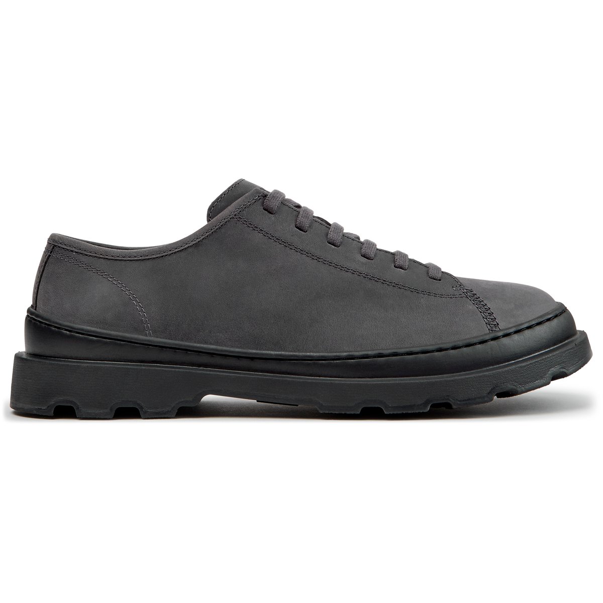 Derbies Brutus+ Nubuck Leather gris moyen 003, CAMPER