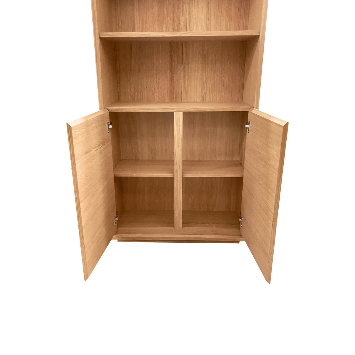 Bibliothèque bois 2 portes - ALBIN bois clair, CAMIF