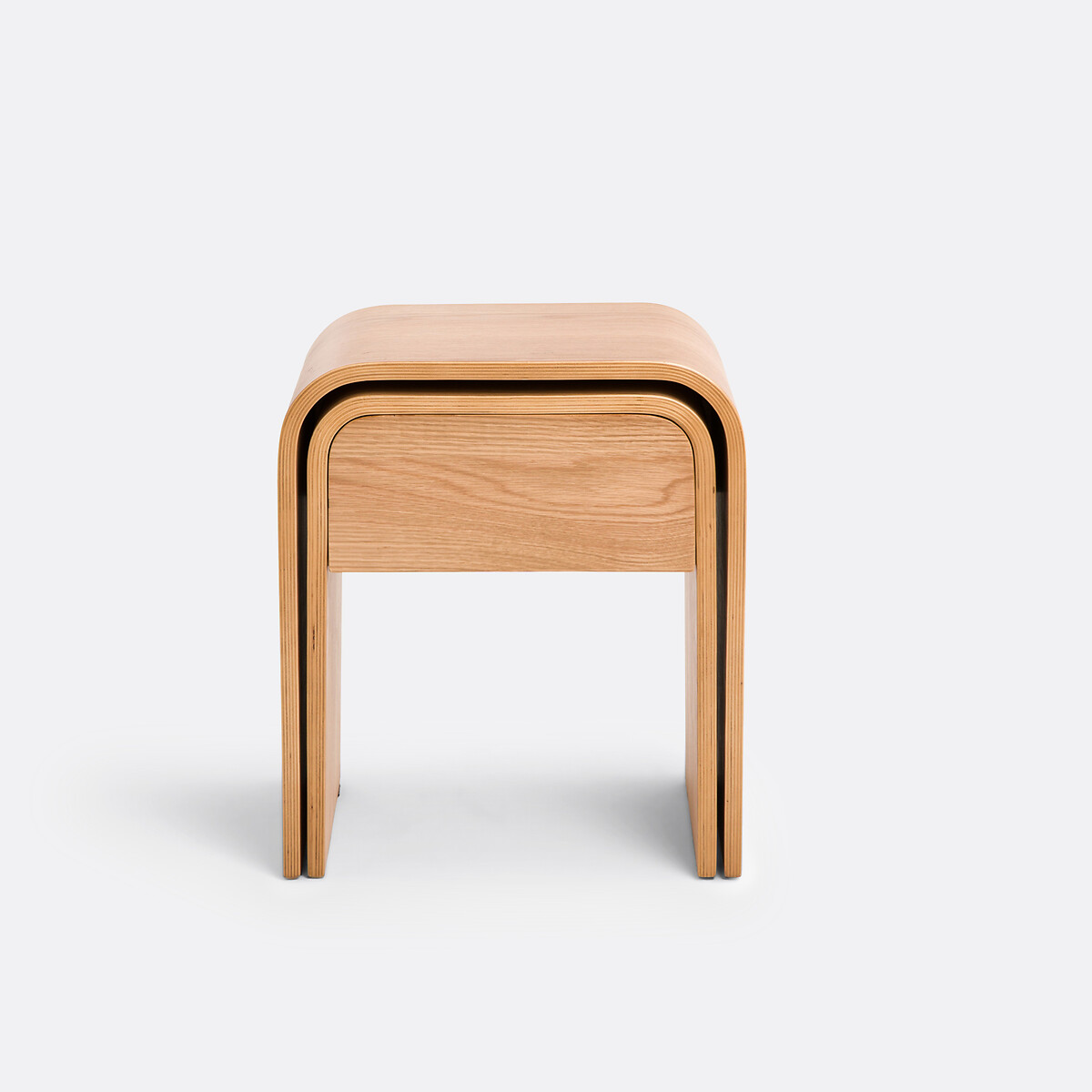 Vence Nest of Bedside Tables oak, LA REDOUTE INTERIEURS