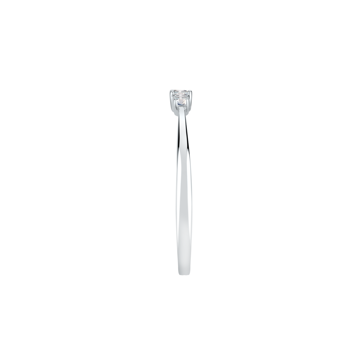 Bague en or blanc 375 B-CLASSIC argent, BLUESPIRIT