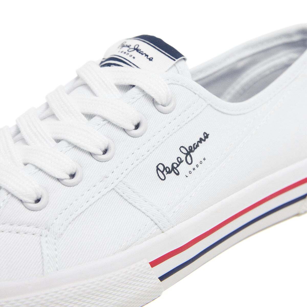 Baskets Brady Basic blanc, PEPE JEANS