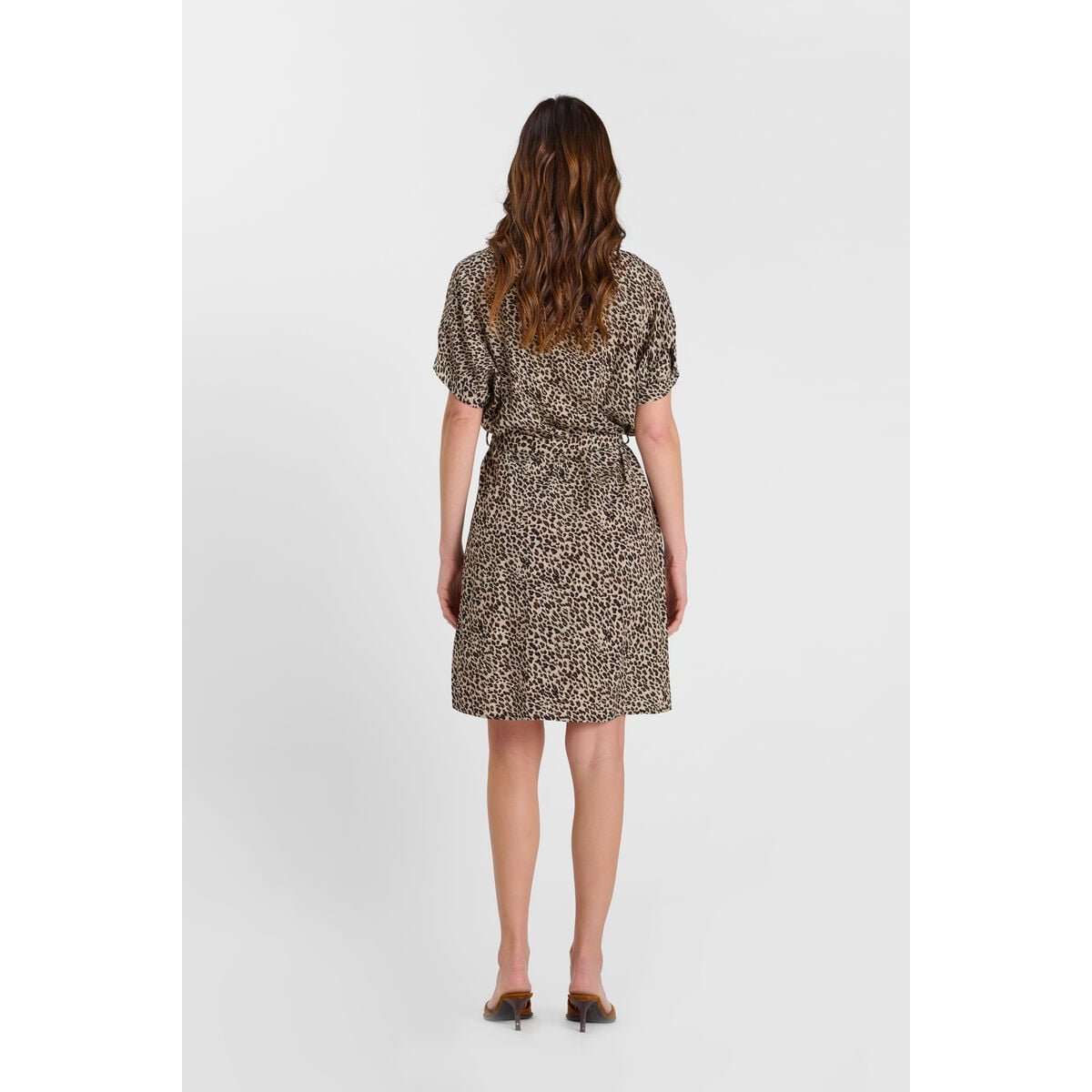 Robe droite LOPYA brown, LE TEMPS DES CERISES