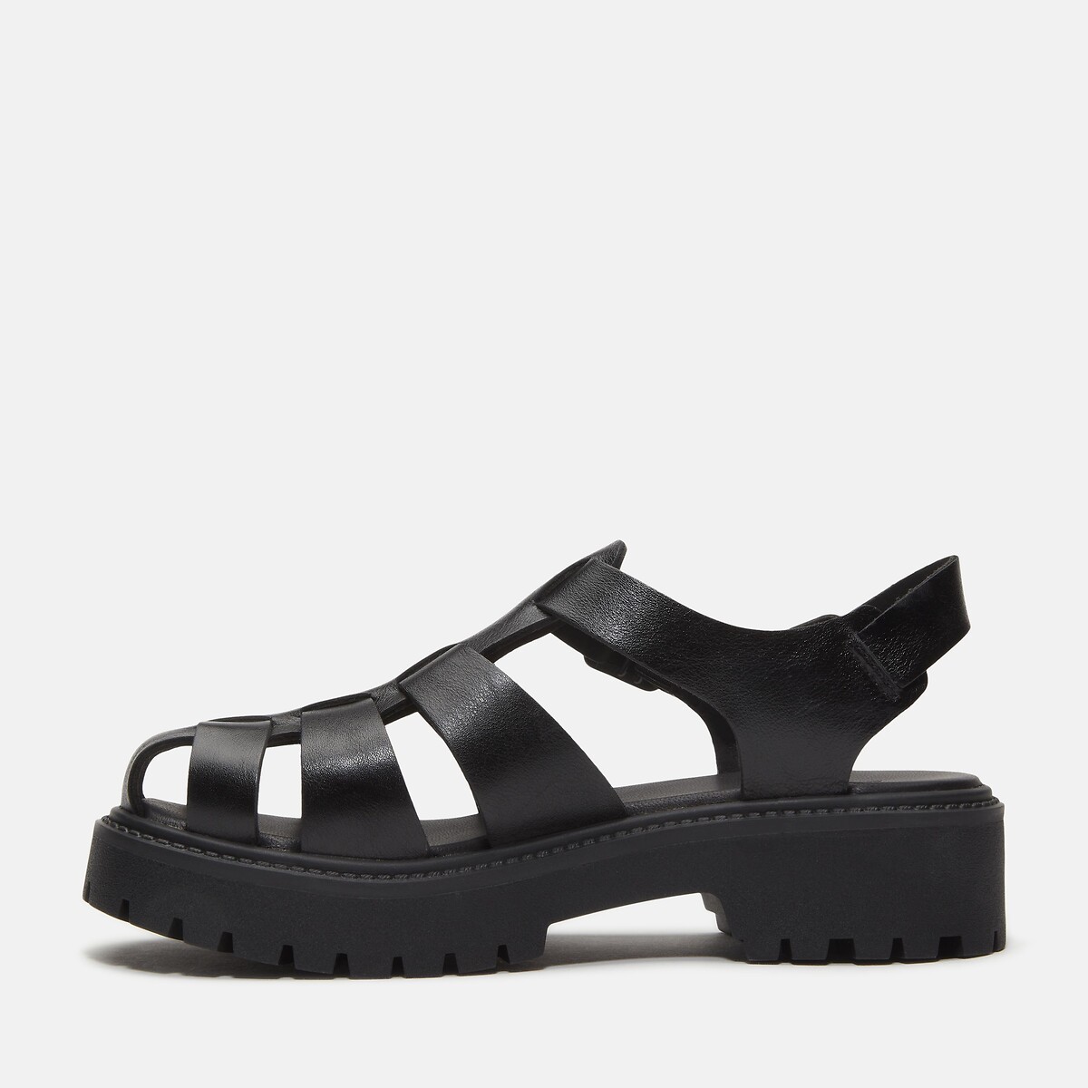 Stone Street Fisherman Leather Sandals black, TIMBERLAND