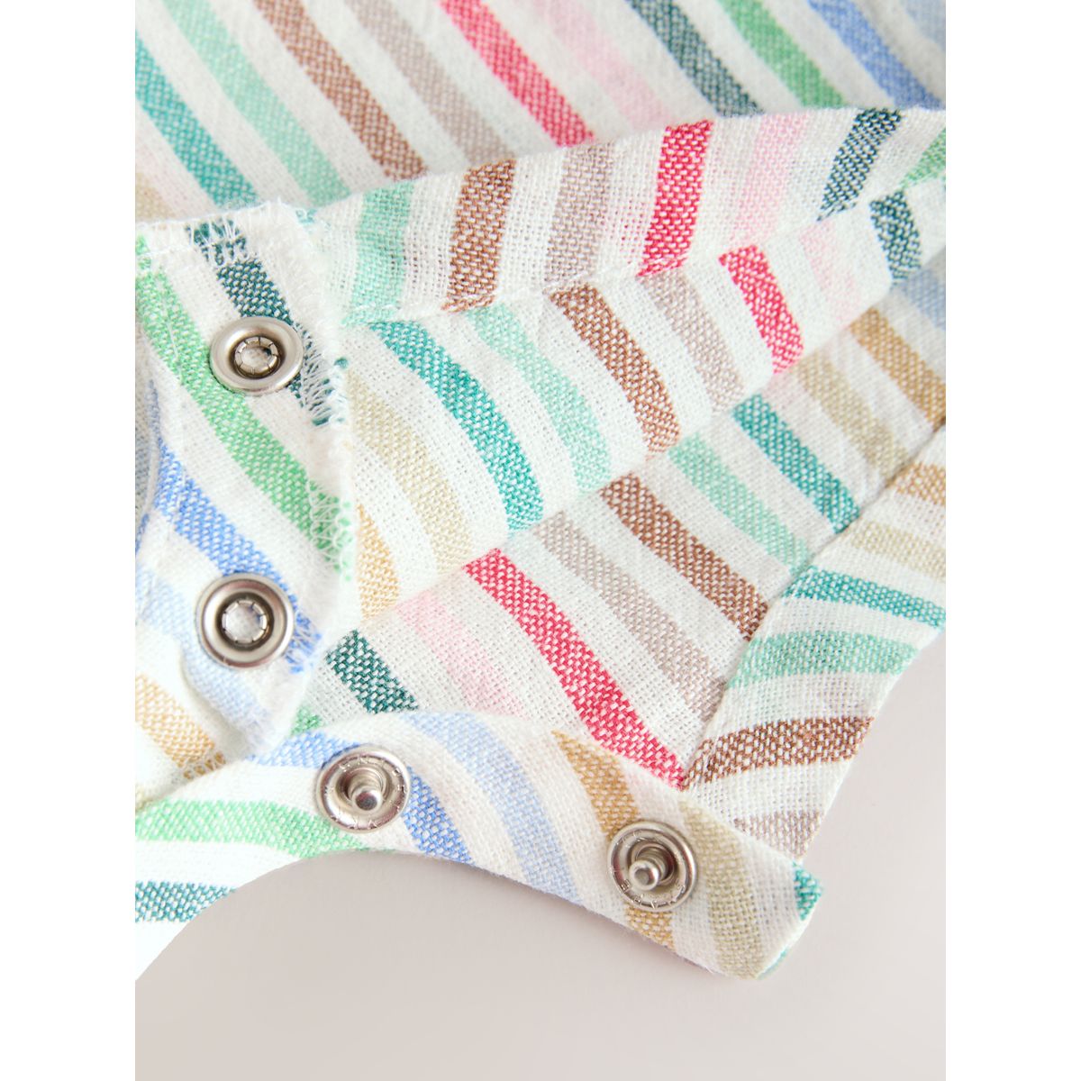 Chemise barboteuse tissée bébé rayure brillante, NEXT