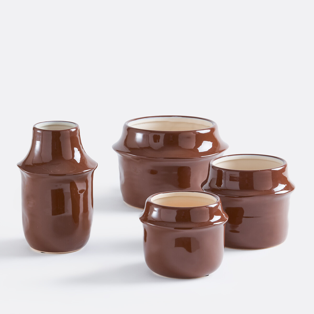 Vase en céramique H23 cm, Filipio acajou, LA REDOUTE INTERIEURS