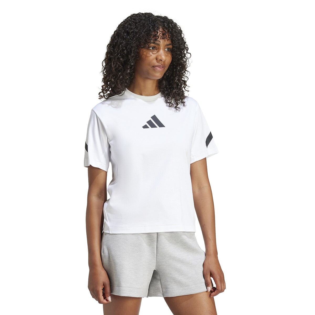 T-shirt Z.N.E. blanc, ADIDAS SPORTSWEAR