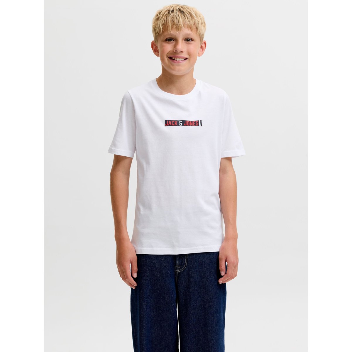 T-Shirt noire - black, JACK & JONES JUNIOR