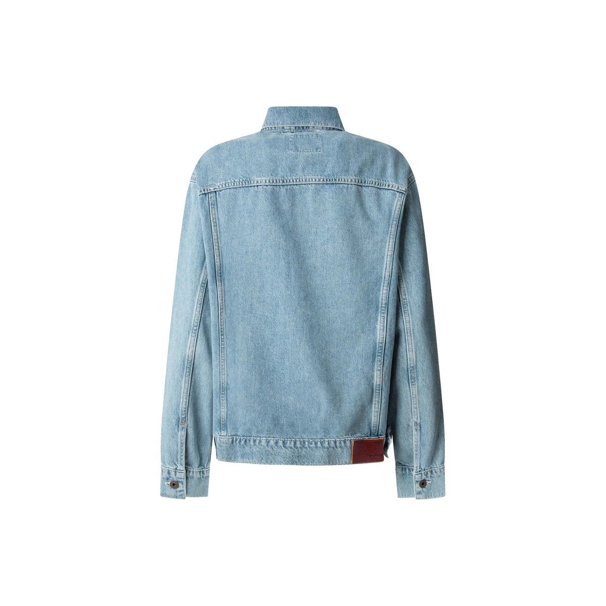 Veste Coupe Boyfriend En Denim blue grey rigid, PEPE JEANS