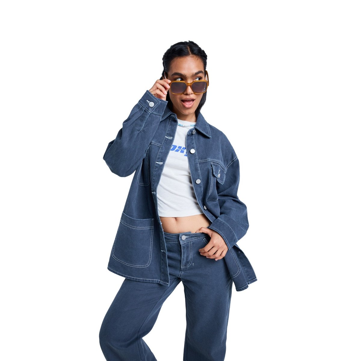 Veste oversize à coupe décontractée POP STITCH. noir true black, ROXY