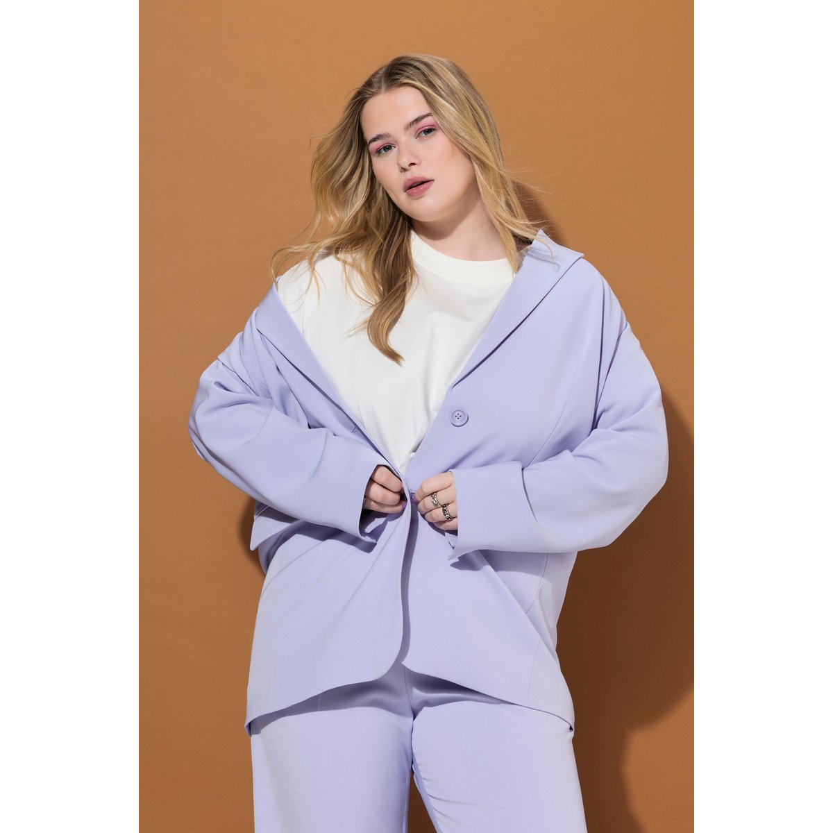 Blazer oversize, griffé lavande, STUDIO UNTOLD