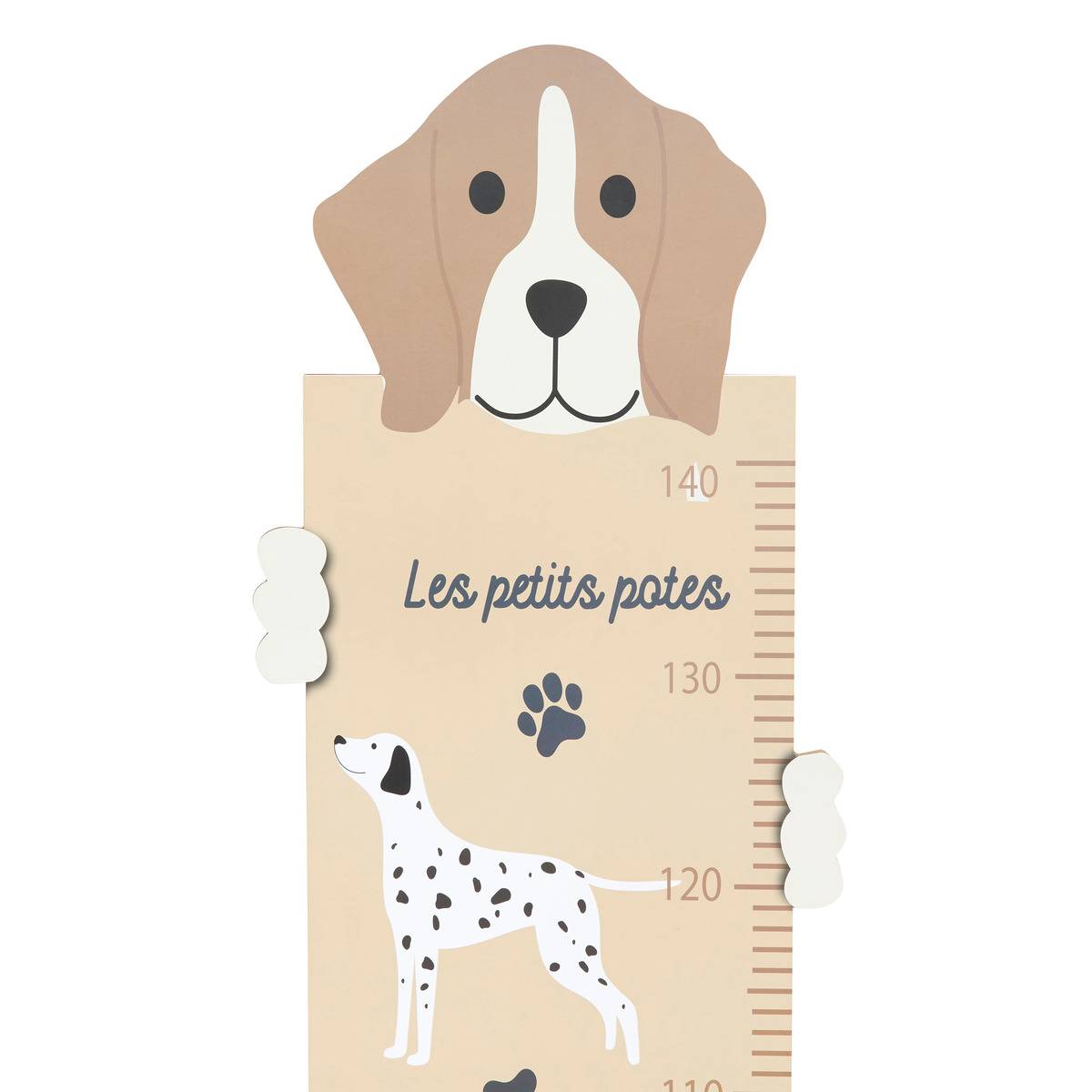 Toise enfant bois peint SCOTT beige, ATMOSPHERA FOR KIDS