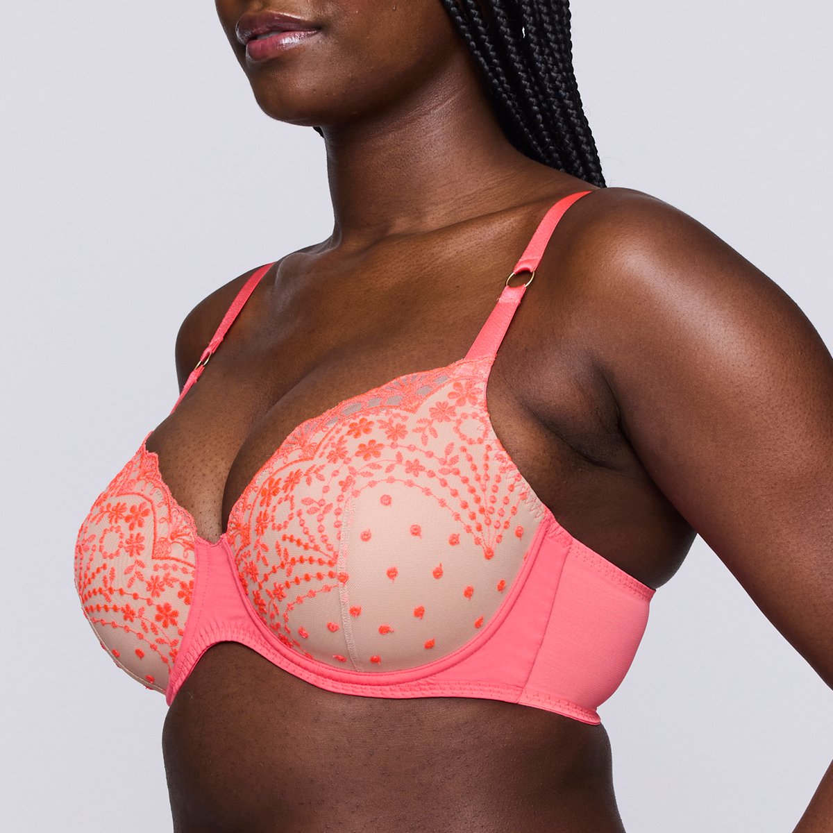 Soutien gorge rembourré - forme coeur ANGELOU orange - juicy melon, PRIMADONNA
