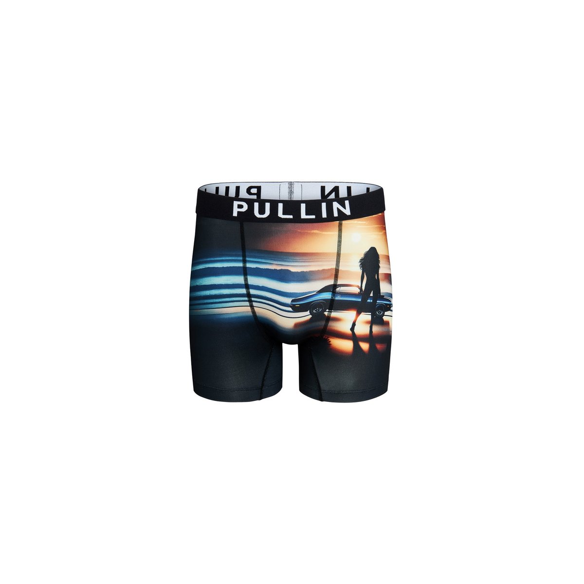 BOXER LONG KATTY noir brillant, PULLIN