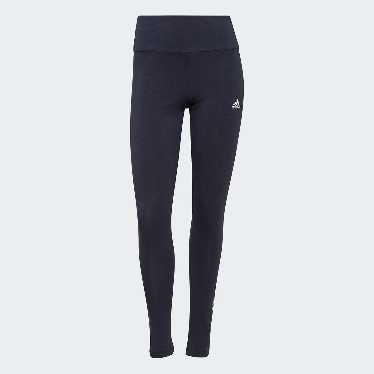 Essentials 3 stripes cotton leggings black Adidas Sportswear La Redoute