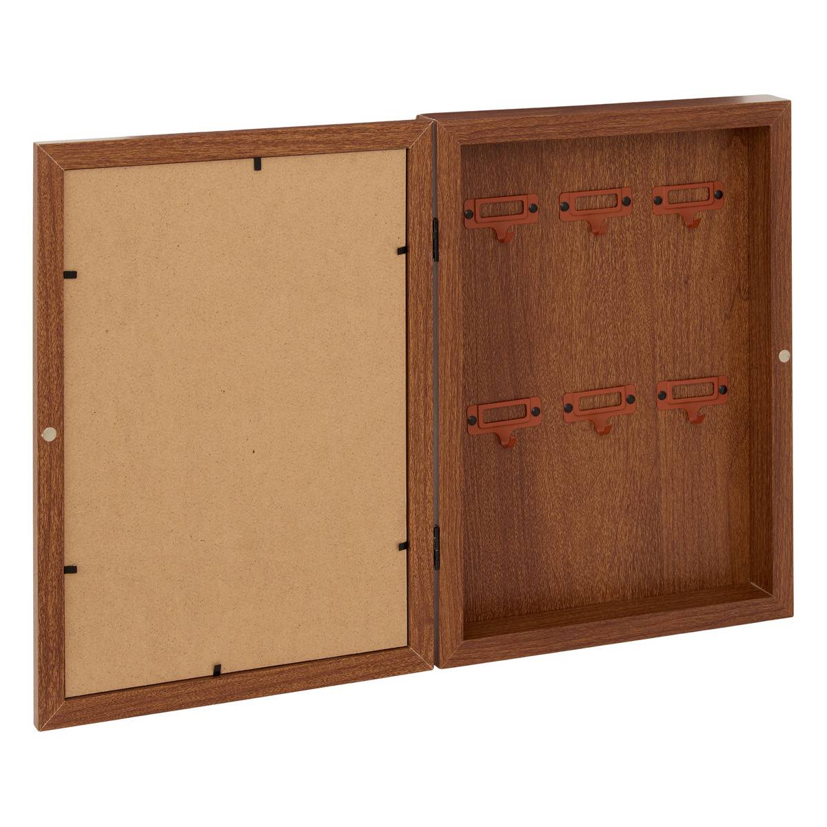 Boîte à clés rectangulaire HOMY marron, ATMOSPHERA
