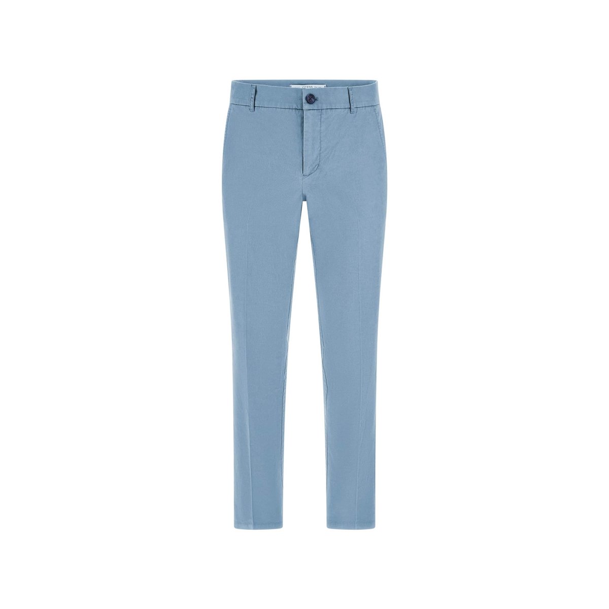 Pantalon Slim En Lin Mélangé bleu, GUESS