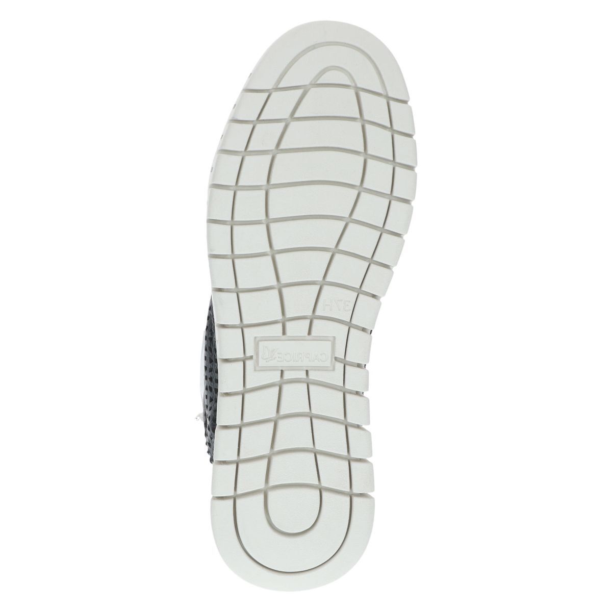 Basket en cuir bleu océan nappa, CAPRICE