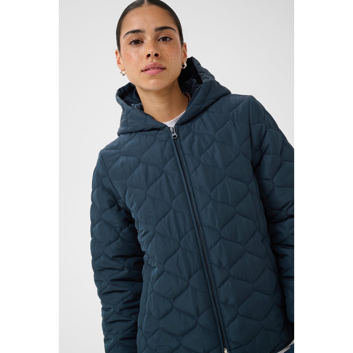 Manteau bleu blueberry, KAFFE