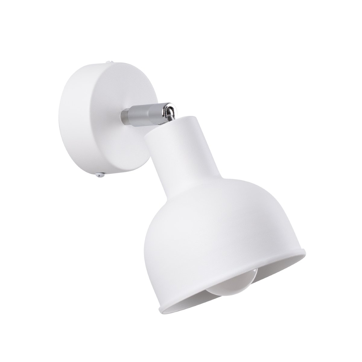 Applique Acier Blanc E27 1 Elba blanc, EDEN