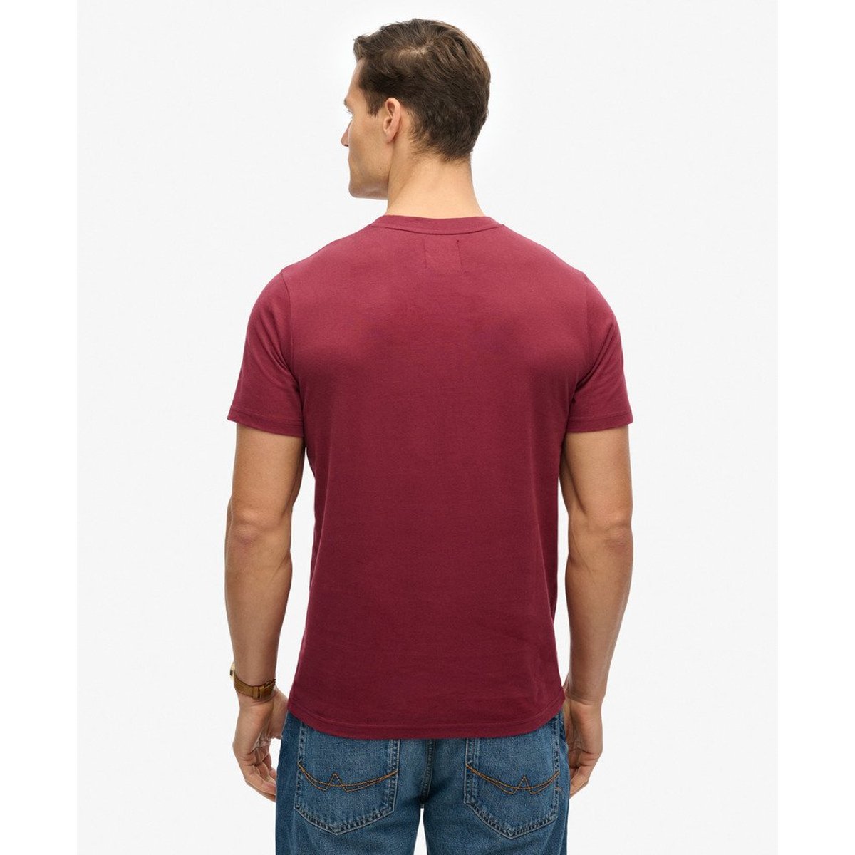 T-shirt Flyers Script rouge porto, SUPERDRY