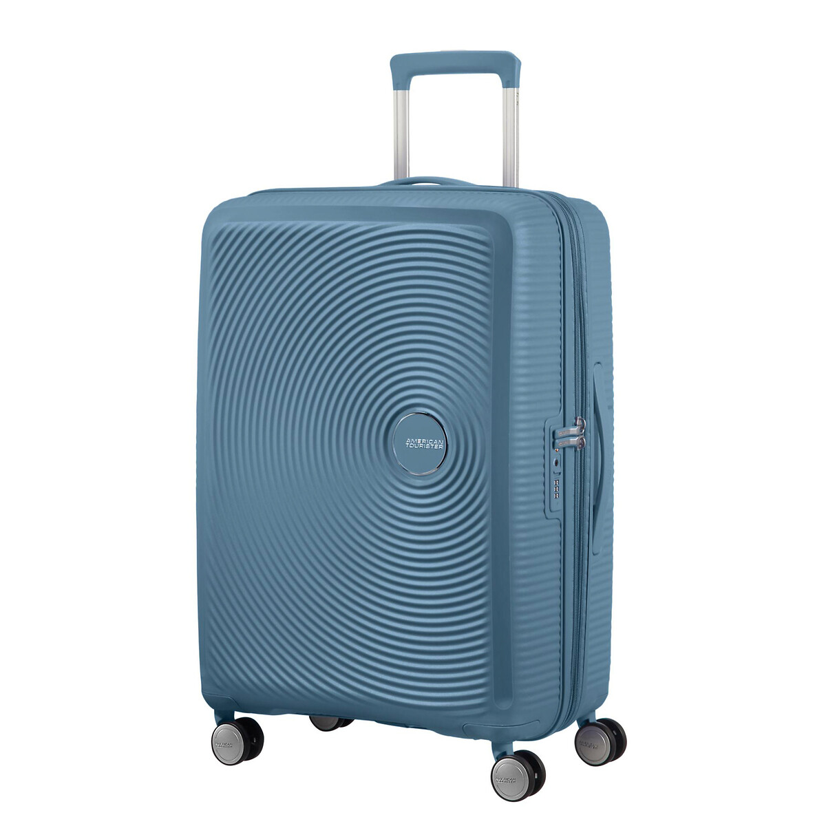 SOUDBOX Mala Média, 67cm,Expansível, 4 Rodas, da AMERICAN TOURIS azul, AMERICAN TOURISTER