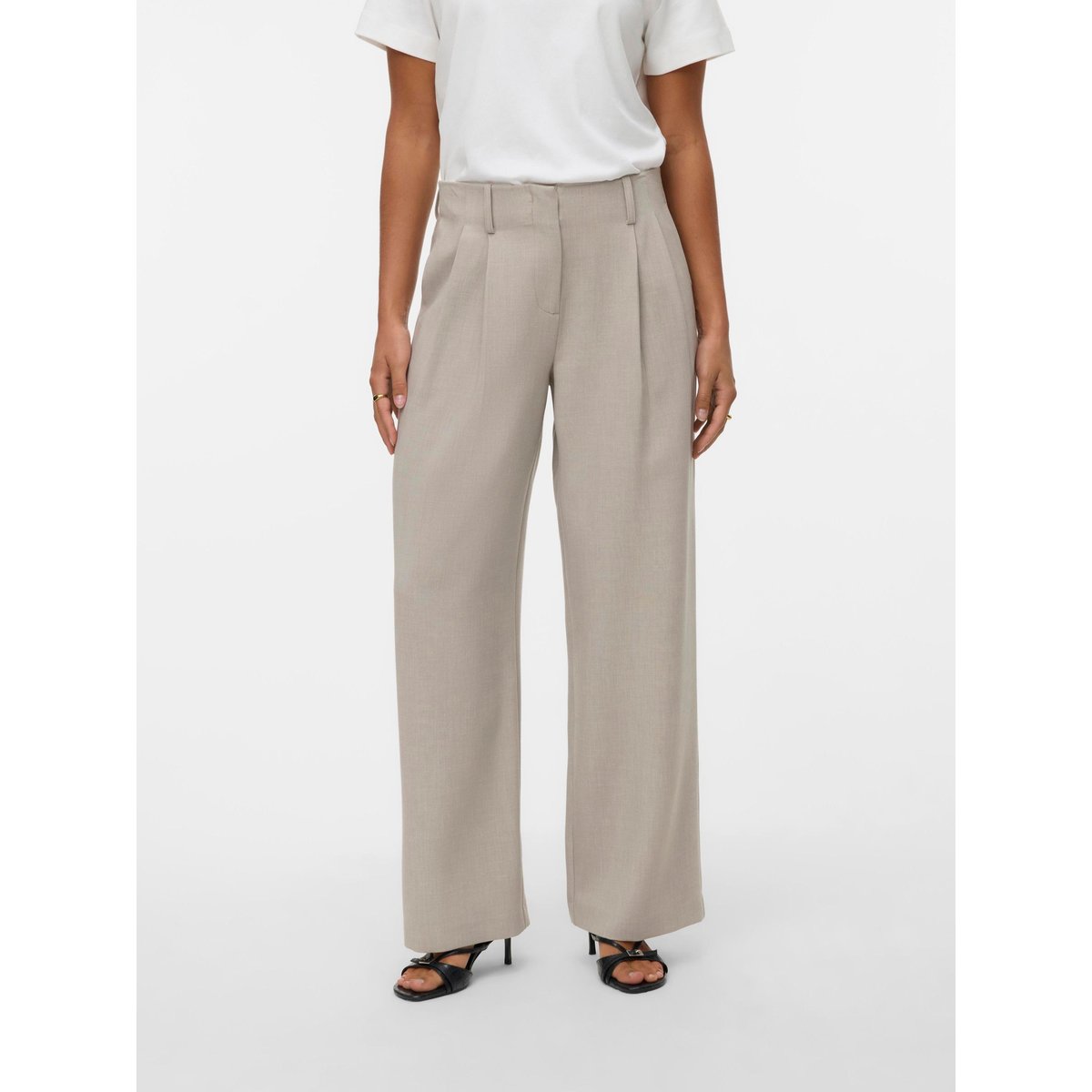 Pantalon De Tailleur silver mink, VERO MODA