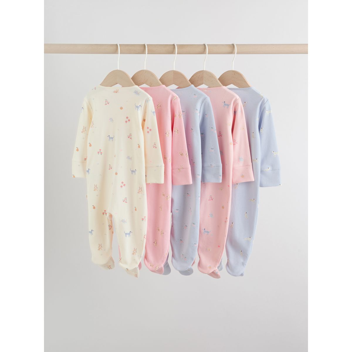 Dors-bien à zip double sens bébé personnage multicolore pastel, NEXT
