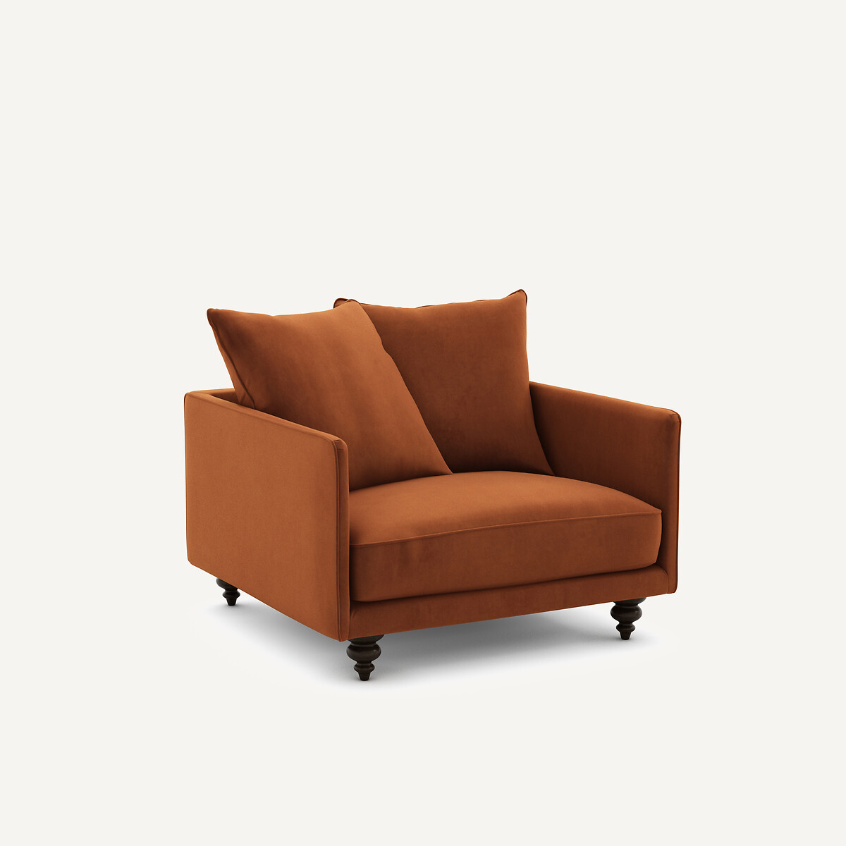 Sessel Lazare, Samt karamell, AM.PM