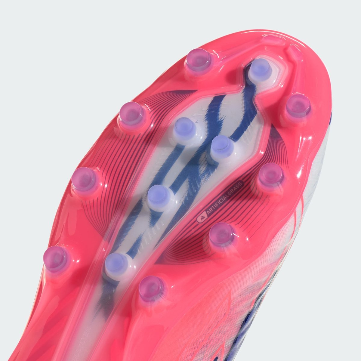 Chaussure De Football Sans Lacets F50 Hyperfast Pro Terrain Synthétique Chaussure De Football Sans Lacets F50 Hyperfast Pro Terrain Synthétique cloud white / solar purple / solar turbo, adidas Performance