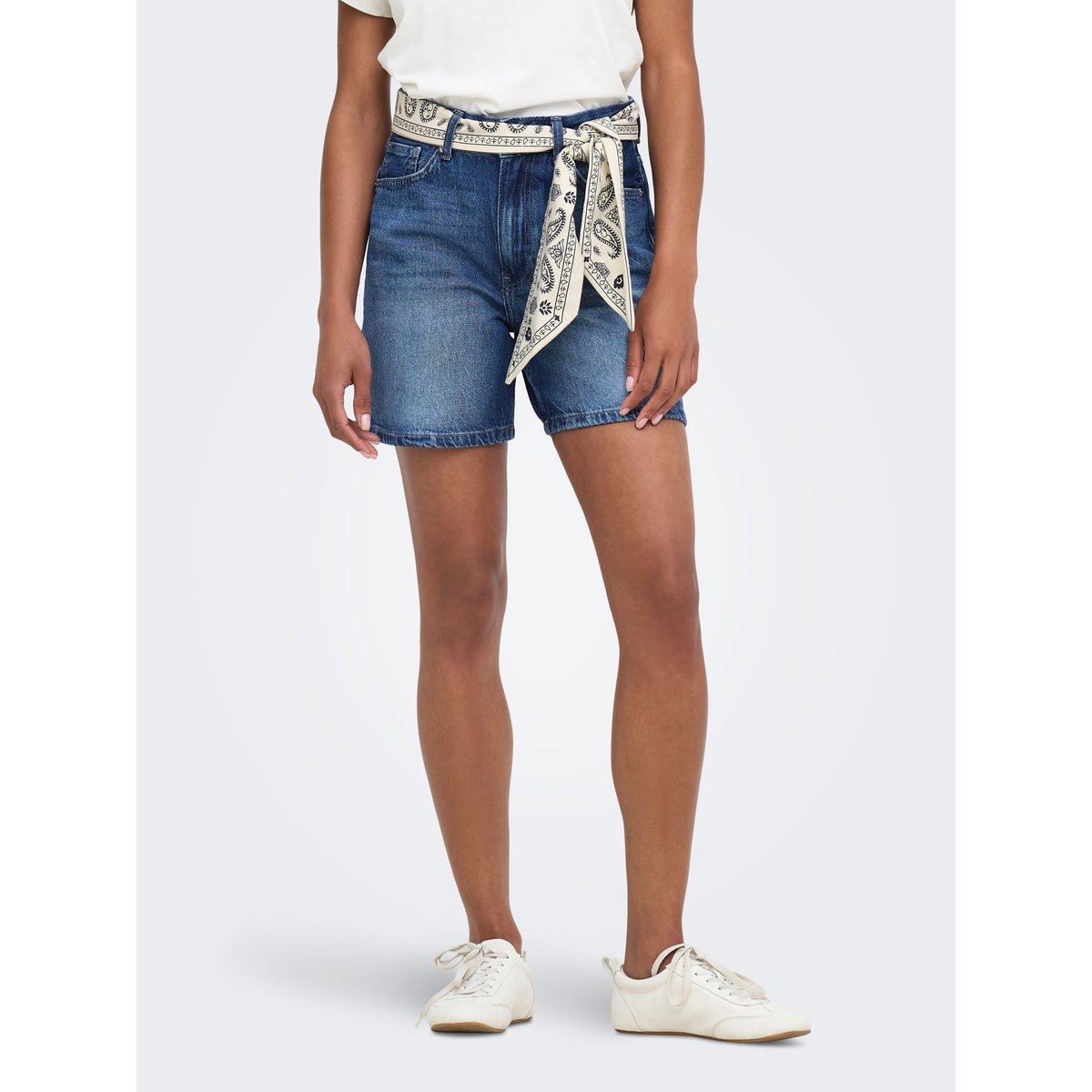 Short En Denim medium blue denim 1, ONLY
