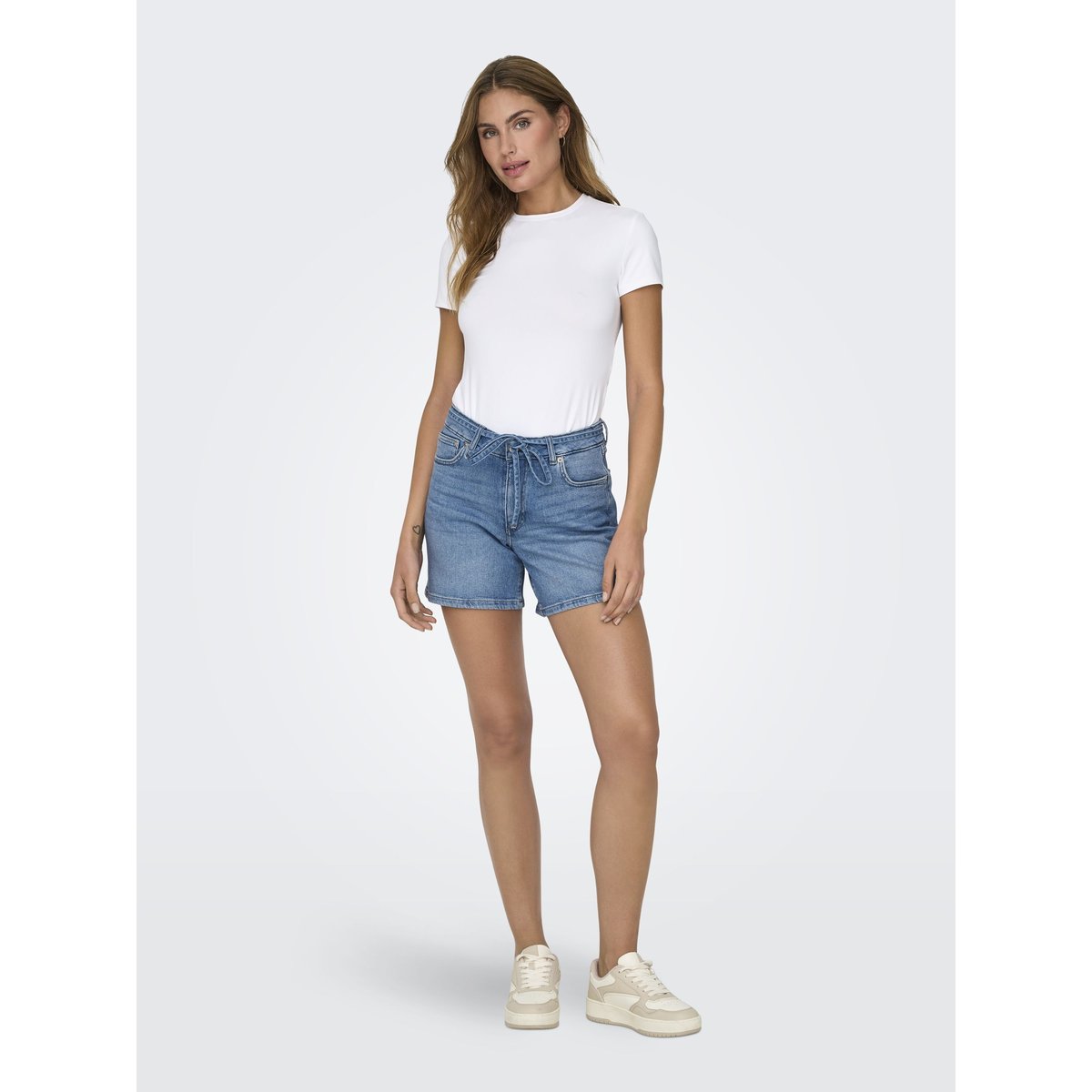 Short En Denim medium blue denim 1, ONLY