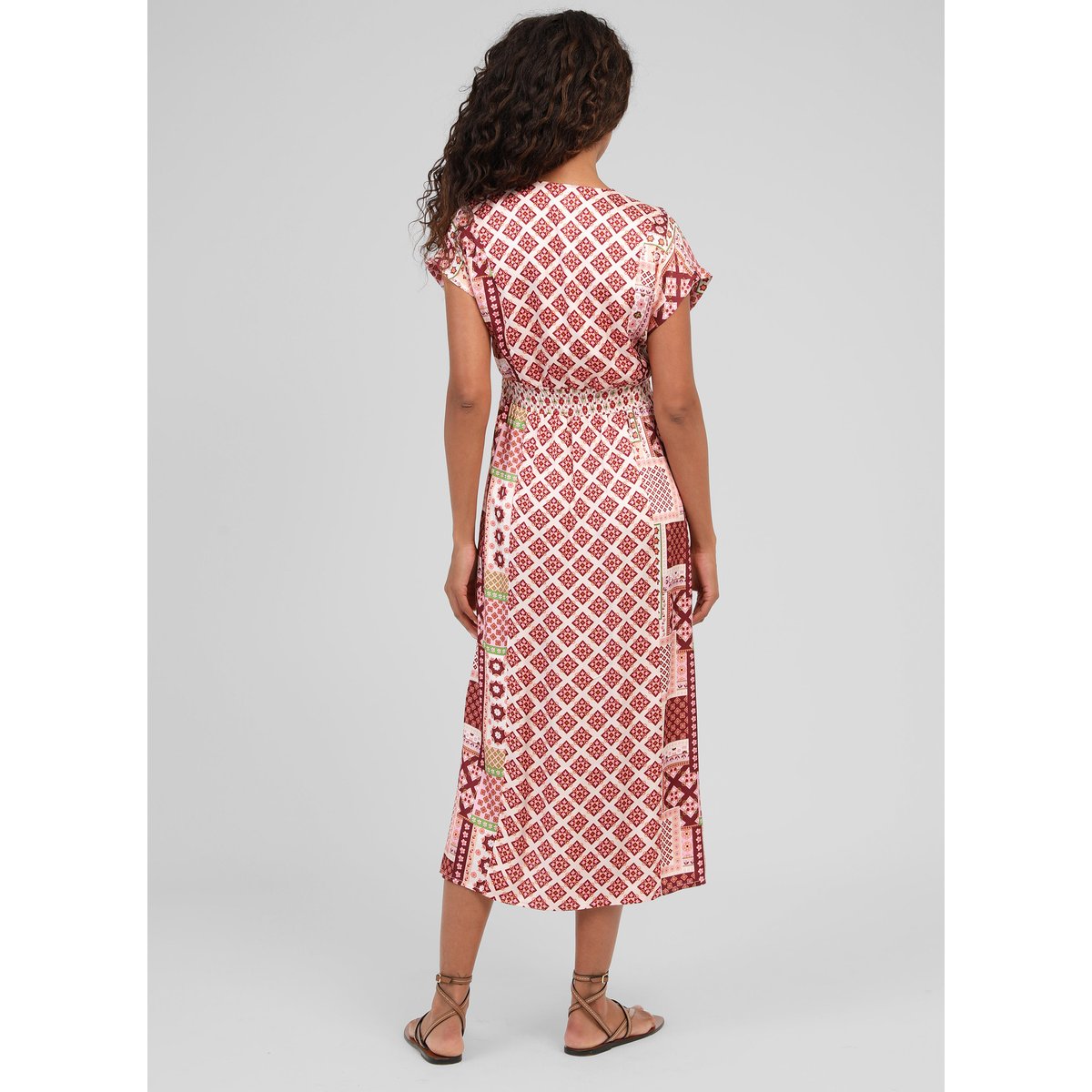 Robe Midi MIRAGE patchila bordeaux, AN'GE