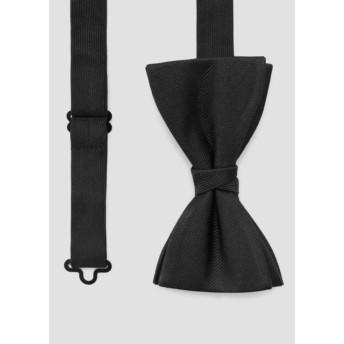 Nœud papillon classique micro-structure noir, MANGO MAN