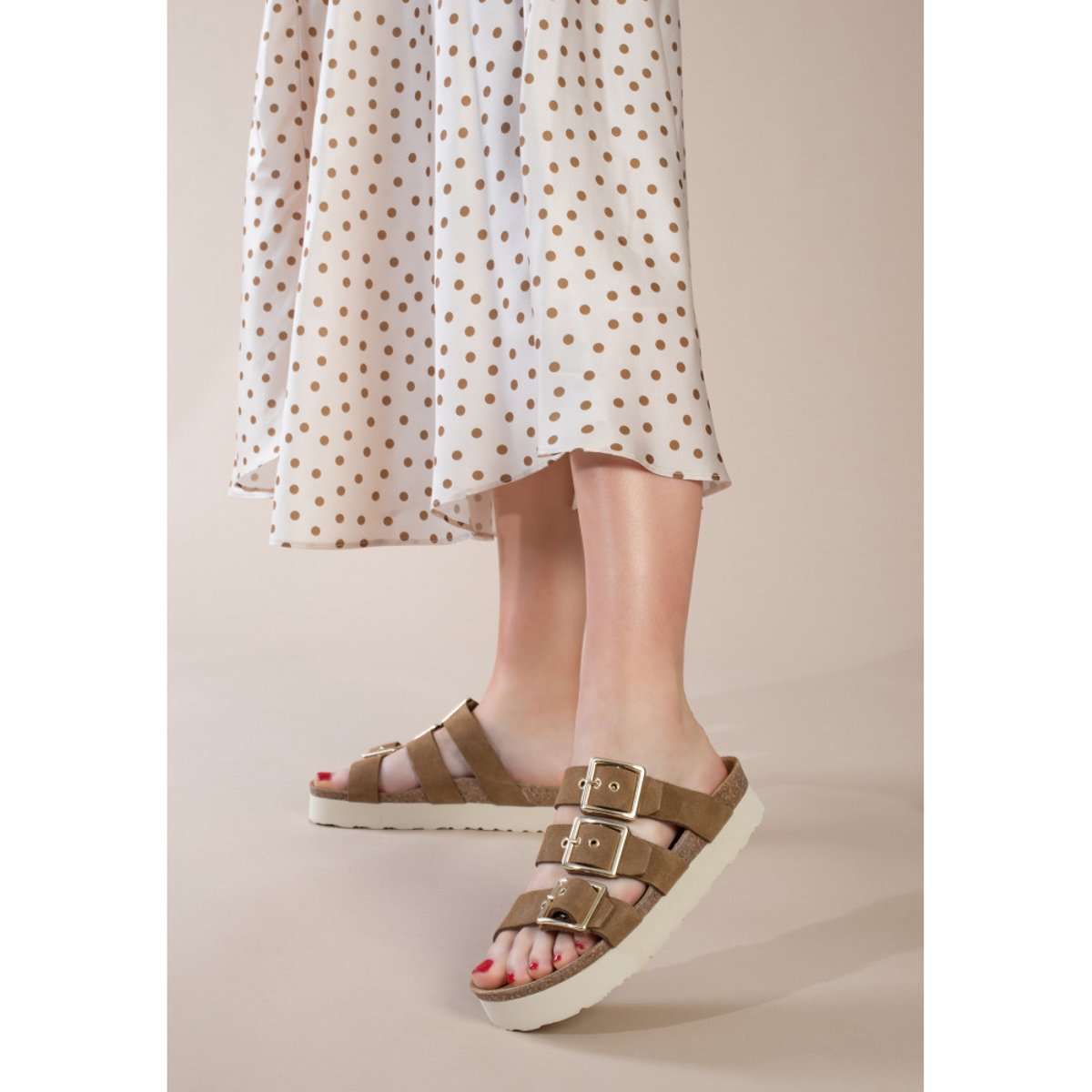 Sandales en cuir CASTELO multicolor, BAYTON