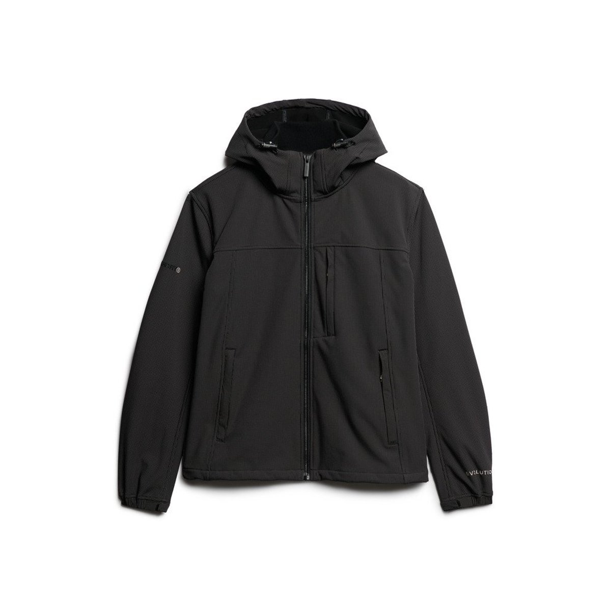 Veste à capuche Ripstop Trekker noir, SUPERDRY