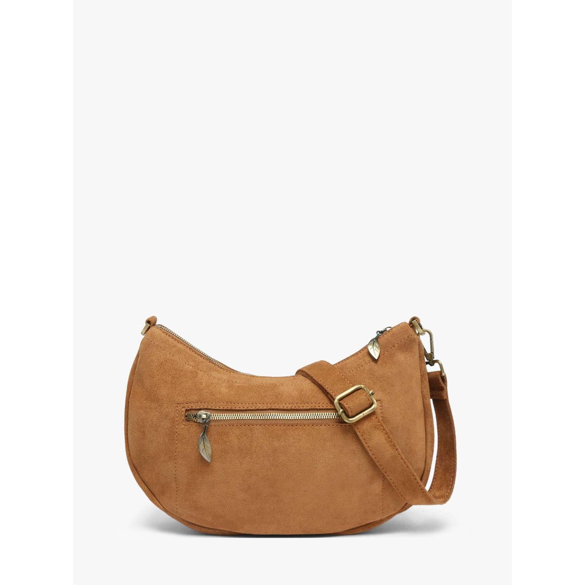 Sac bandoulière Aubepine camel, WOOMEN