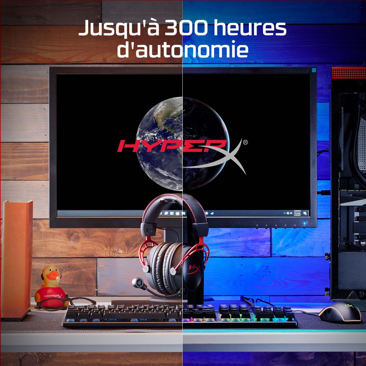 Casque gamer Cloud Alpha noir, HYPER