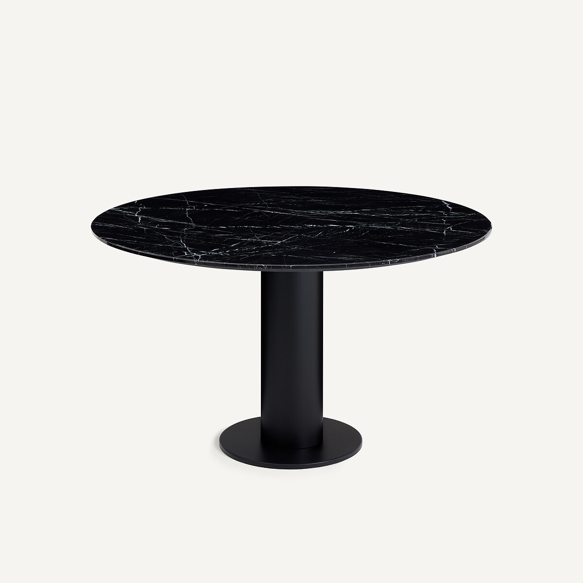 Tirondo Marble Table Top, Diameter 120cm black marble, AM.PM
