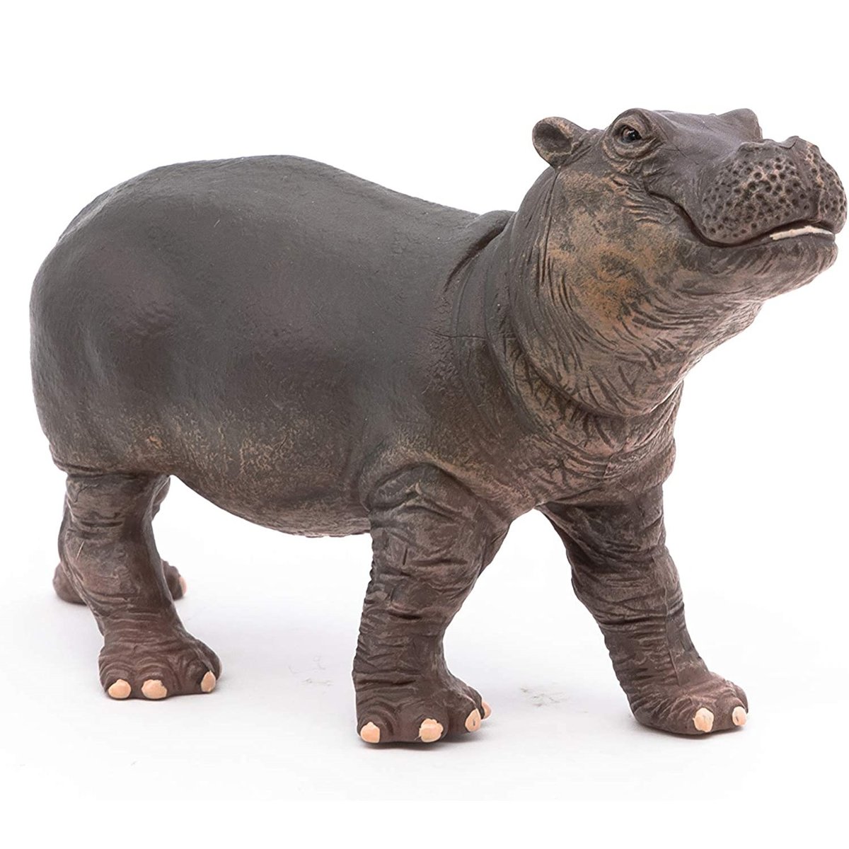 Figurine Bébé hippopotame gris, PAPO