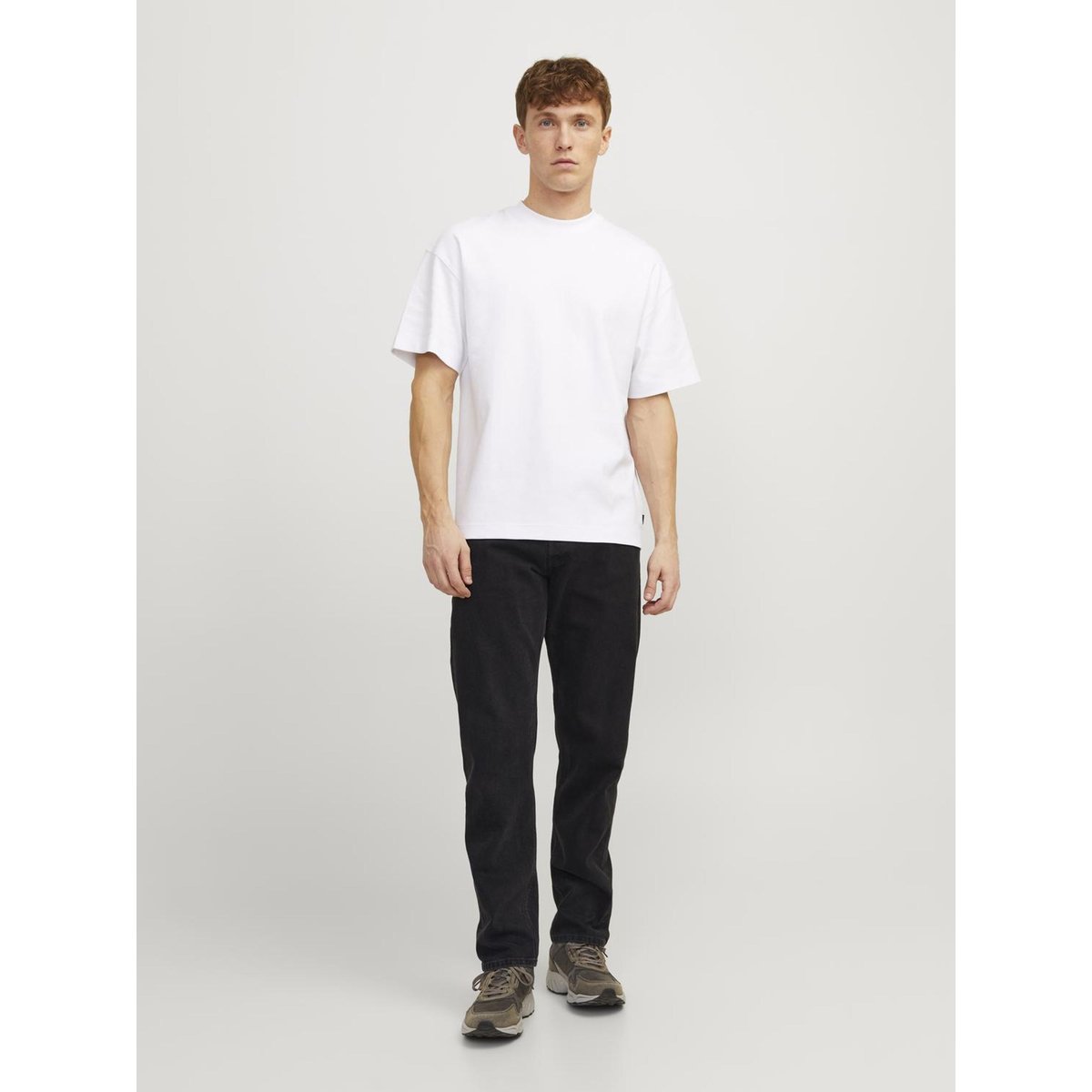 Jean loose Chris black denim, JACK & JONES