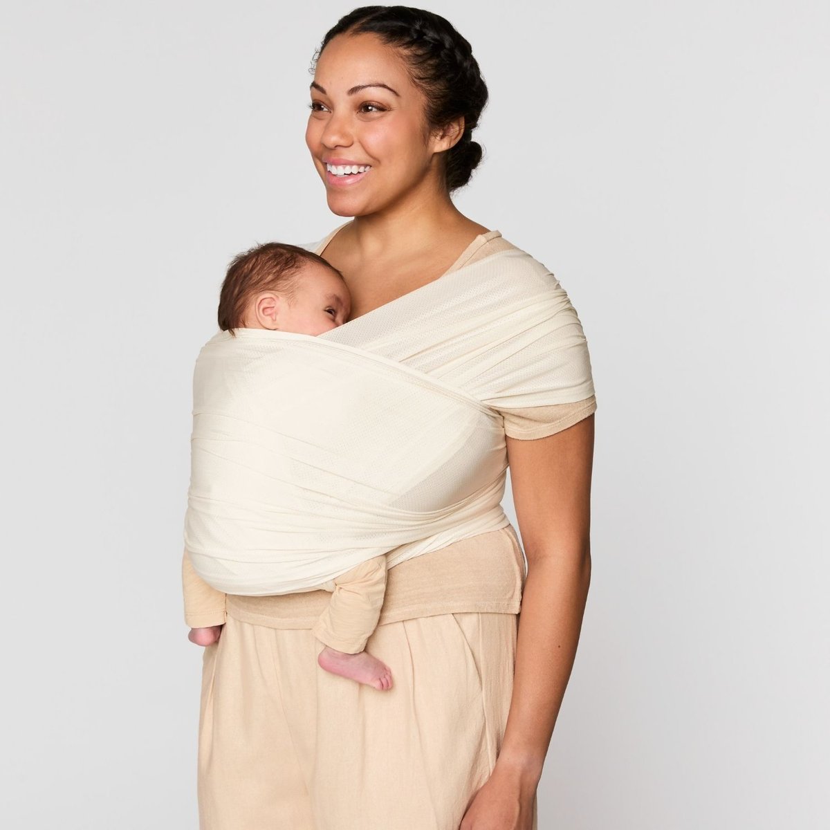 Echarpe de portage Aura beige, ERGOBABY