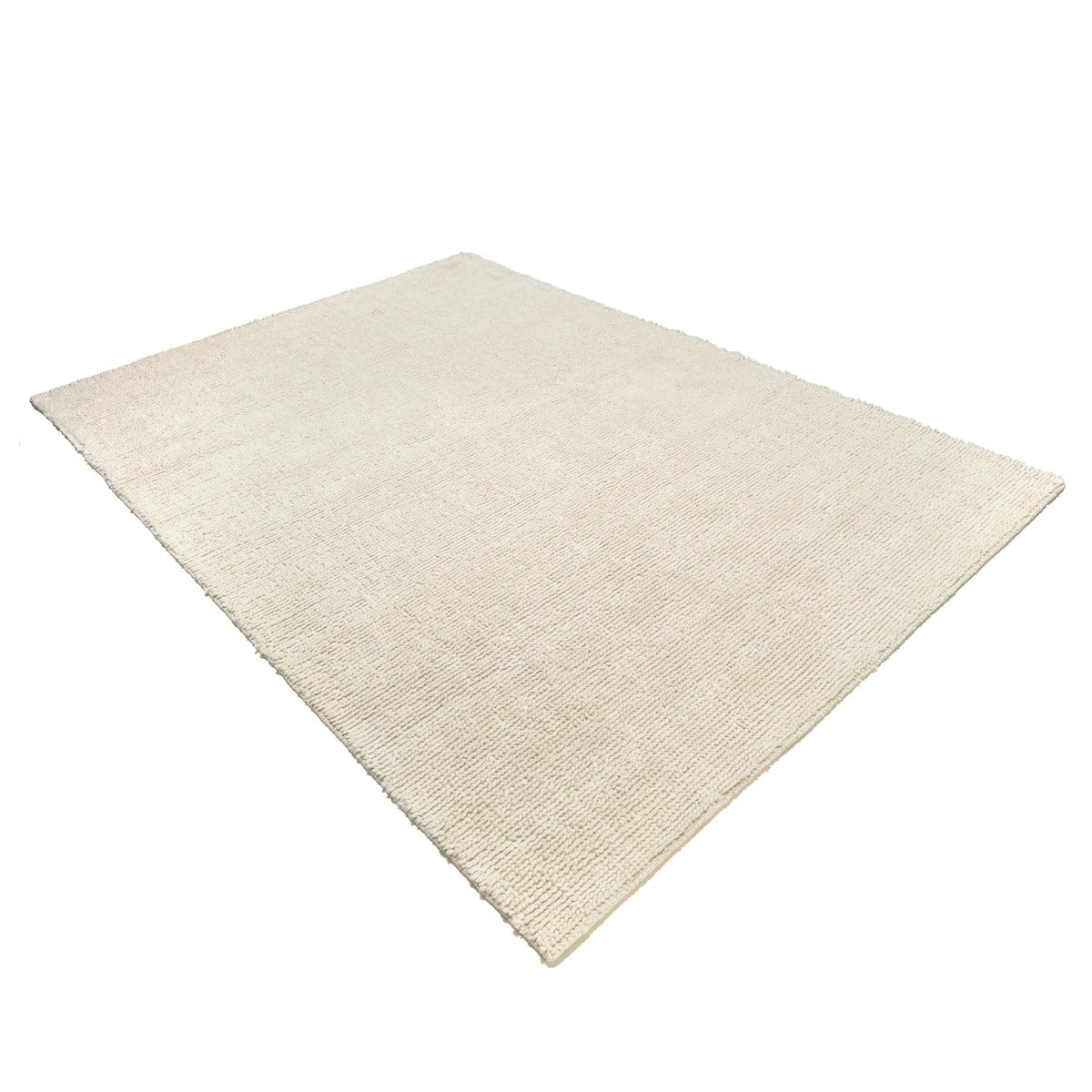 Tapis rectangulaire 200 x 290 laine bouclée ivoire ecru, PIER IMPORT