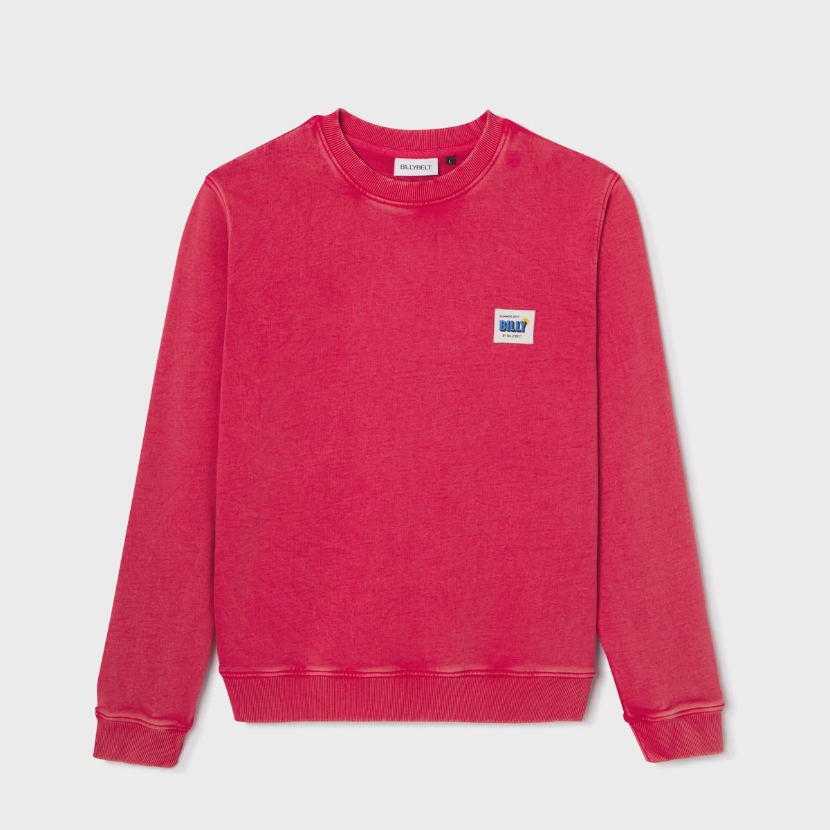 Sweatshirt en coton biologique VINTAGE rouge, BILLYBELT