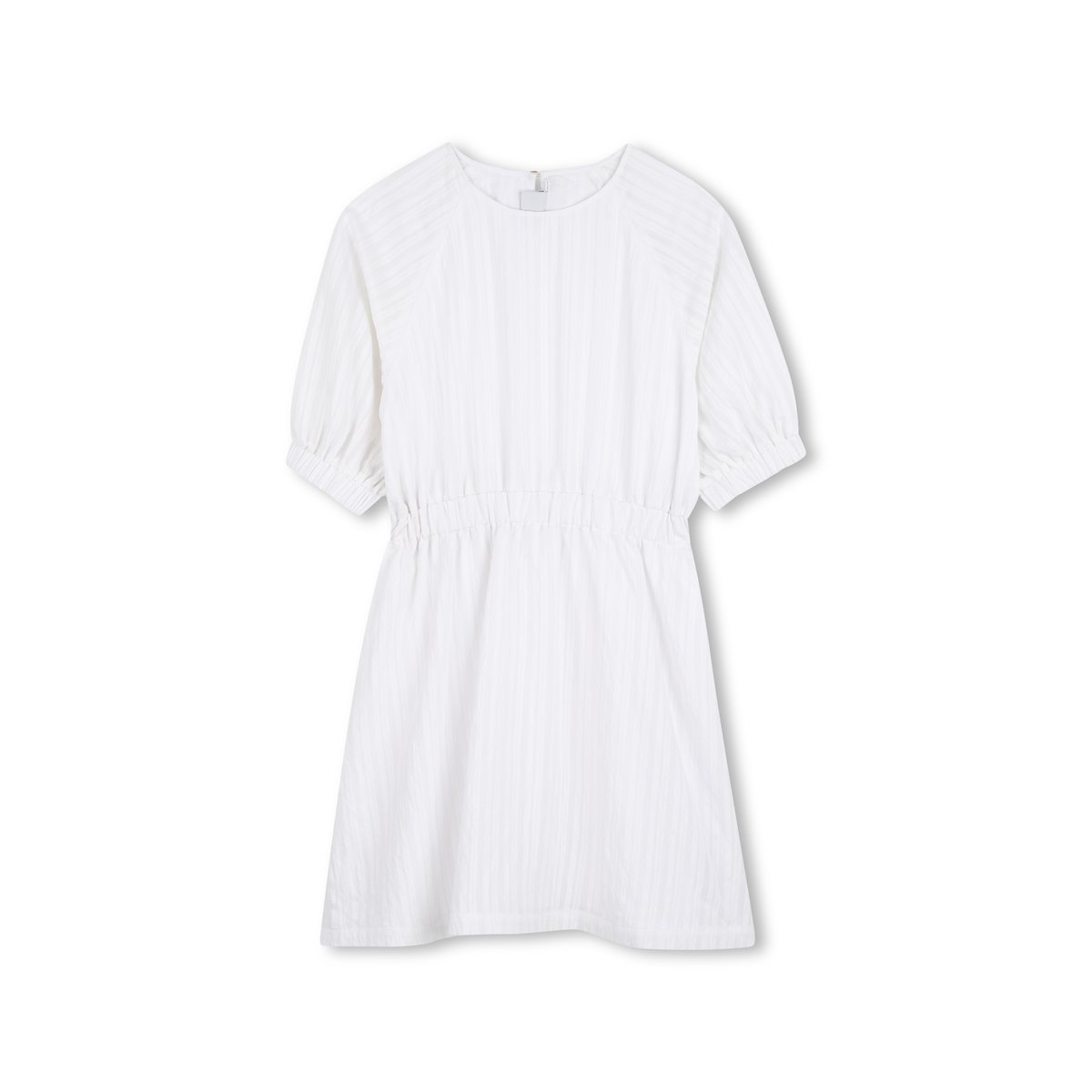 Robe taille élastiquée blanc, BOSS KIDSWEAR