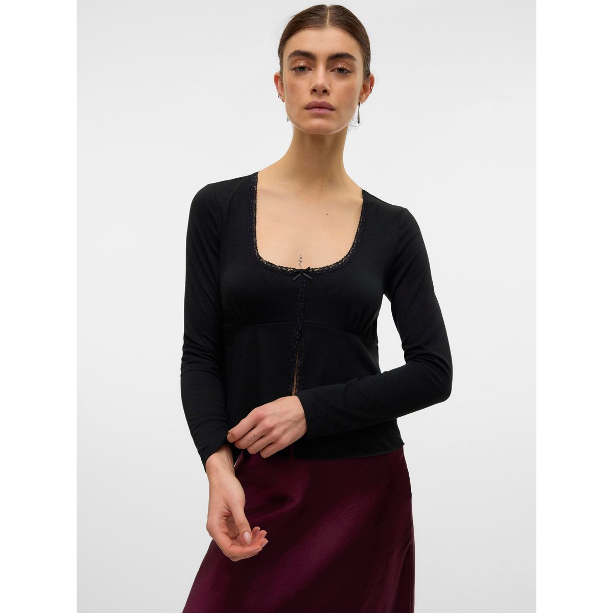 Top noire - black, VERO MODA