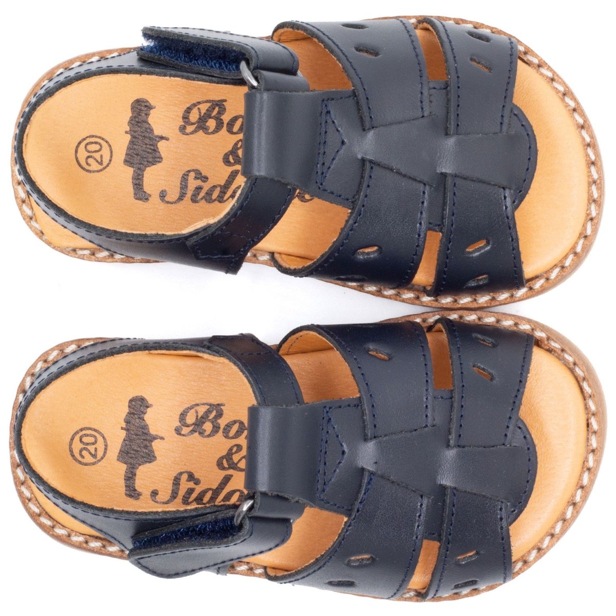 Boni Mini Marin - sandale bébé garcon bleu marine, BONI&SIDONIE