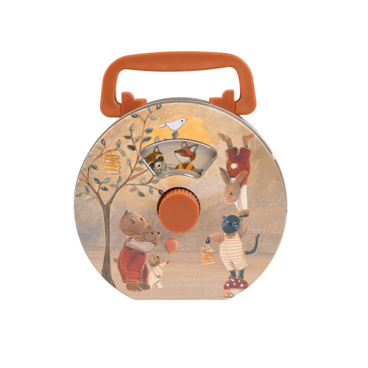 Boite à musique en métal Forêt magique beige, EGMONT TOYS