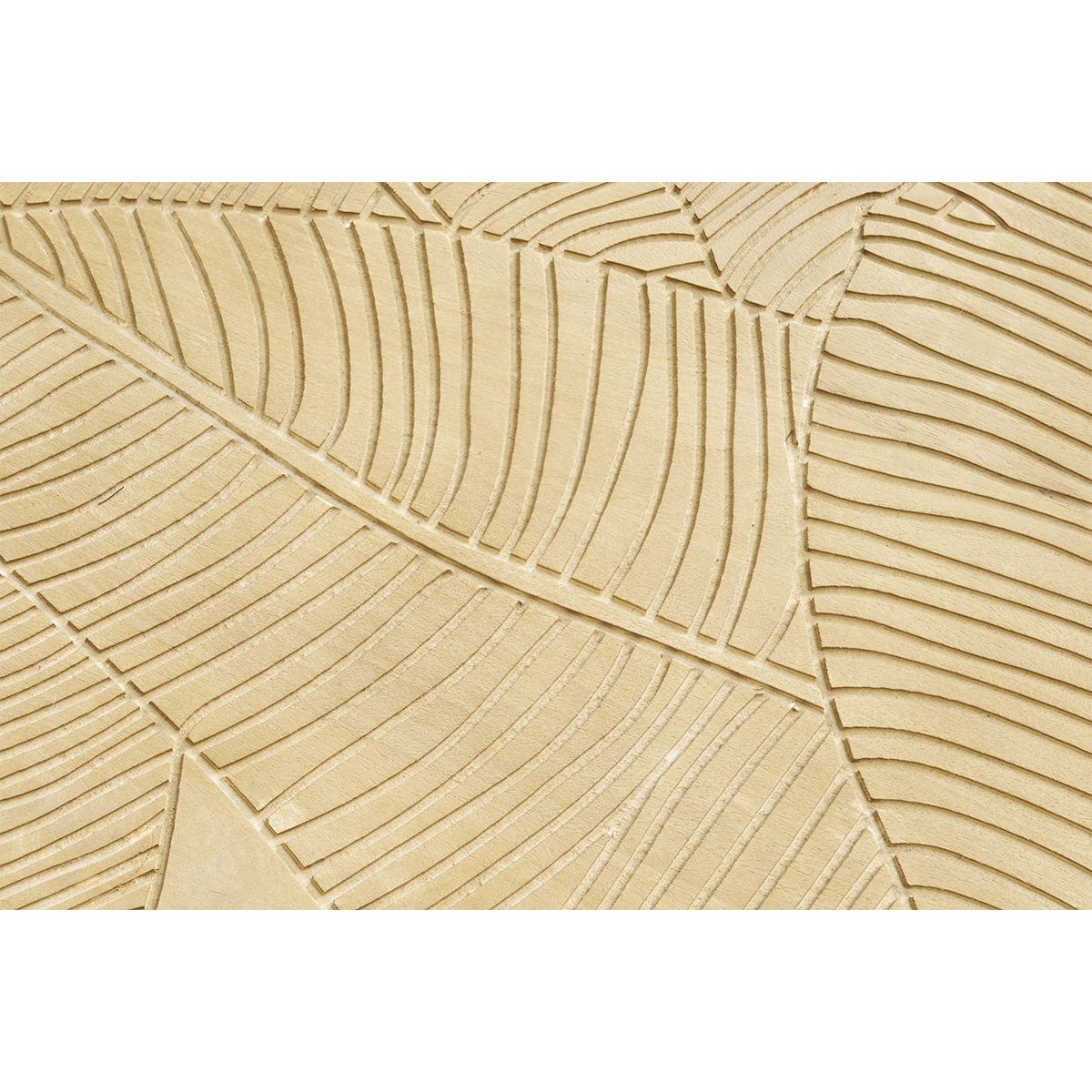 Table basse ronde gravée bois manguier massif et métal noir D80 cm VIBES naturel, MILIBOO